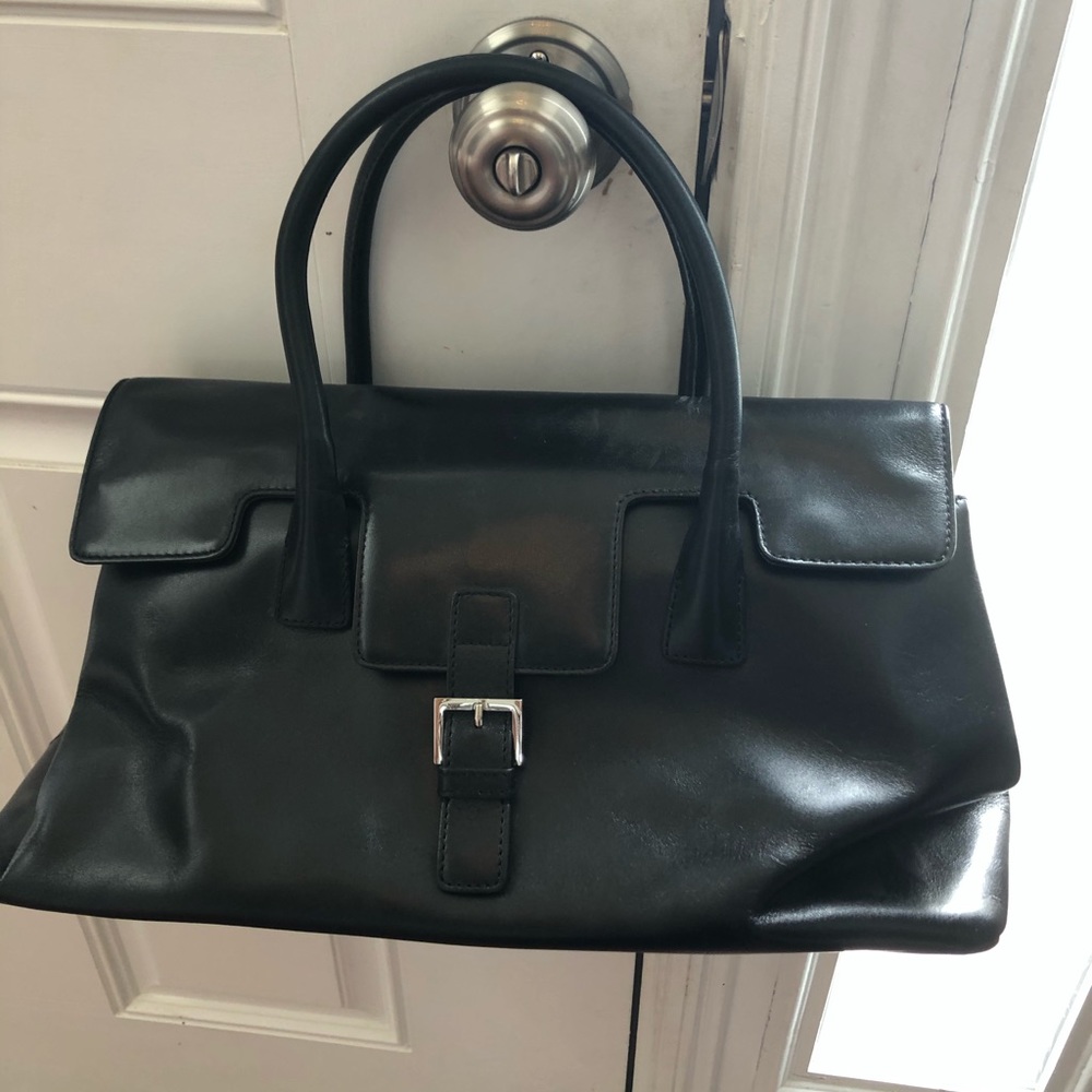 Black Leather Purse
